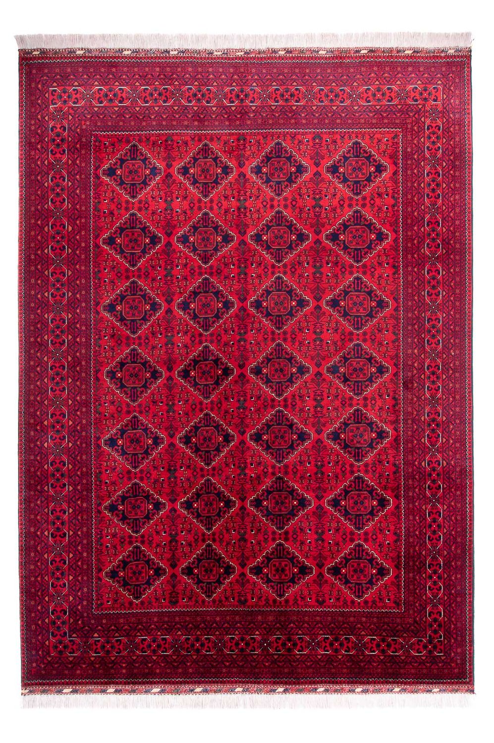 Alfombra afgana - 346 x 246 cm - rojo