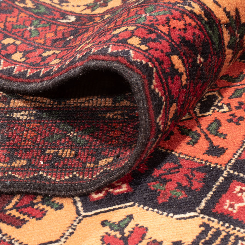 Alfombra afgana - 284 x 199 cm - beige oscuro