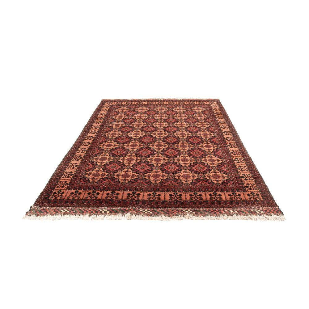 Alfombra afgana - 284 x 199 cm - beige oscuro