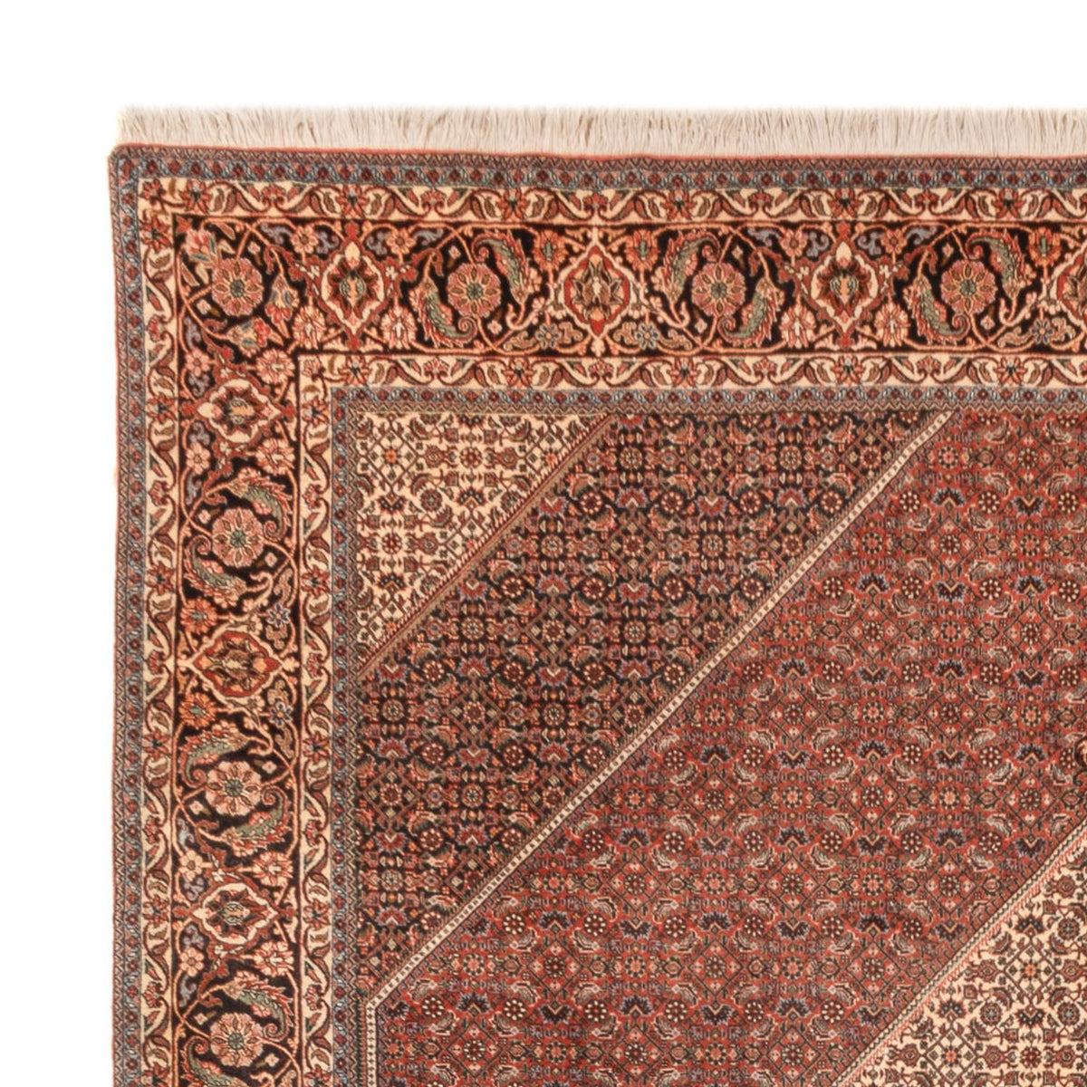 Alfombra persa - Bidjar - 300 x 255 cm - óxido