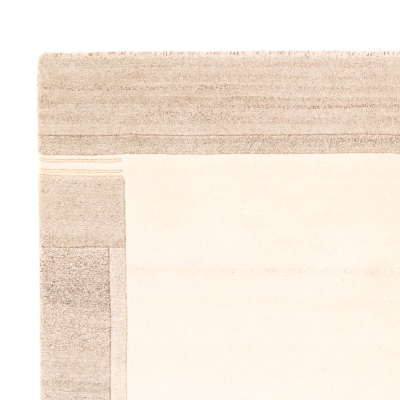 Alfombra de Nepal - 200 x 142 cm - blanco