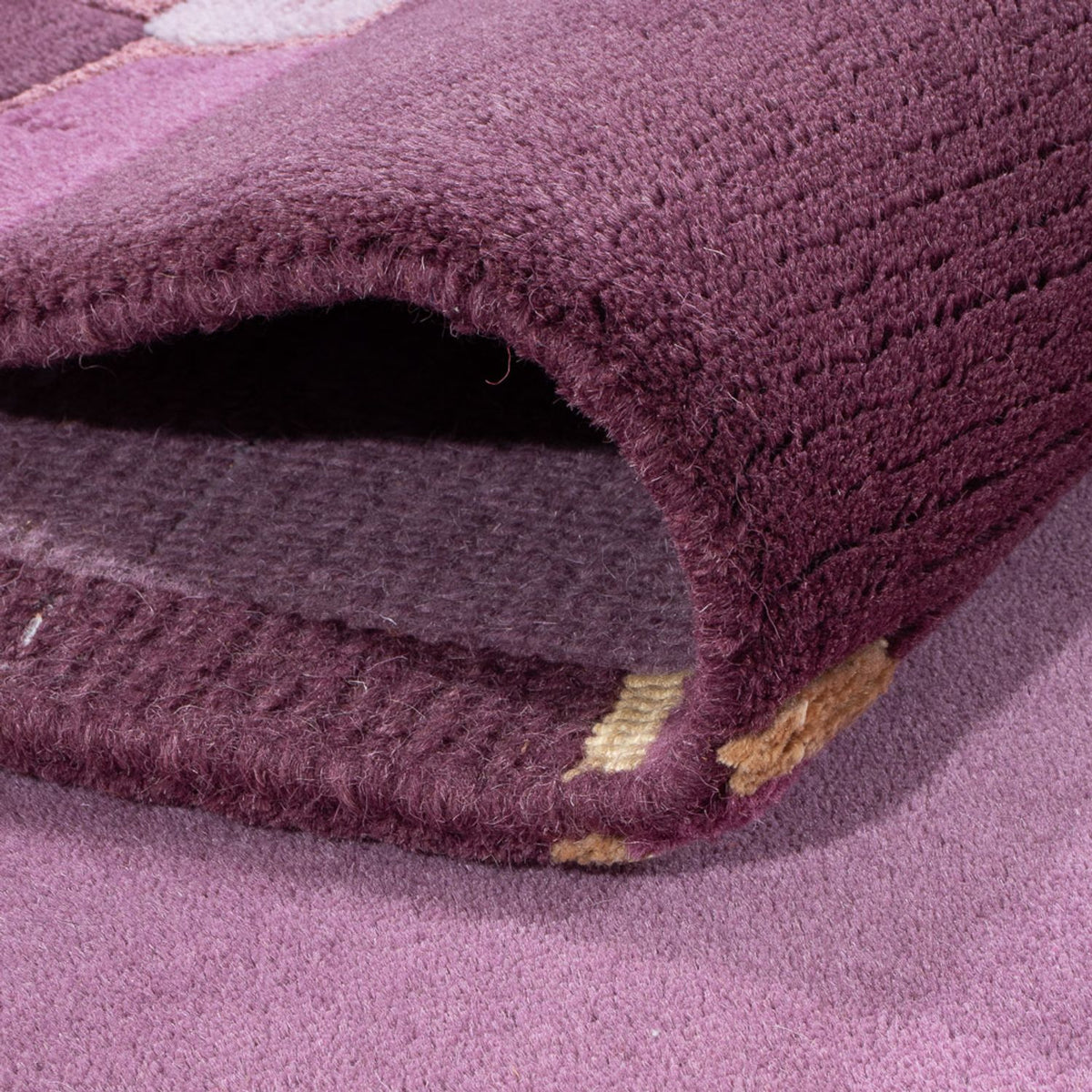 Alfombra de Nepal - 180 x 120 cm - fucsia