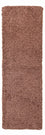Alfombra de pasillo Alfombra de pelo largo - 203 x 64 cm - marrón