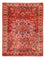 Alfombra persa - Nómada - 210 x 162 cm - rojo claro
