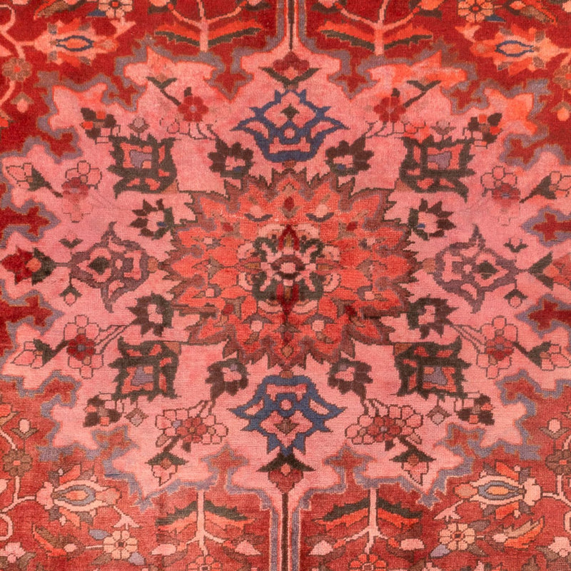 Alfombra persa - Nómada - 210 x 162 cm - rojo claro