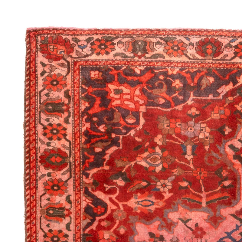 Alfombra persa - Nómada - 210 x 162 cm - rojo claro