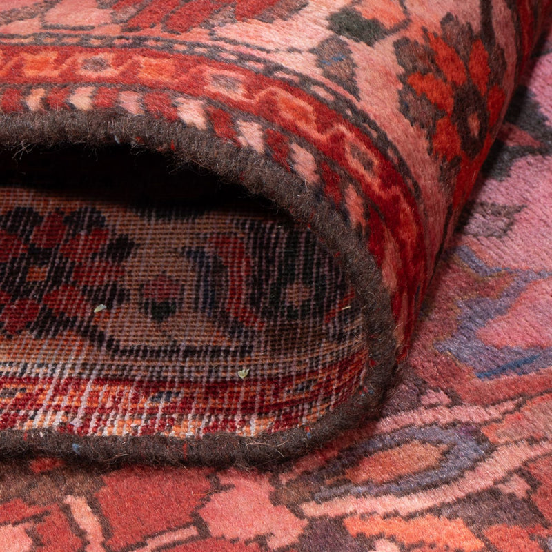 Alfombra persa - Nómada - 210 x 162 cm - rojo claro