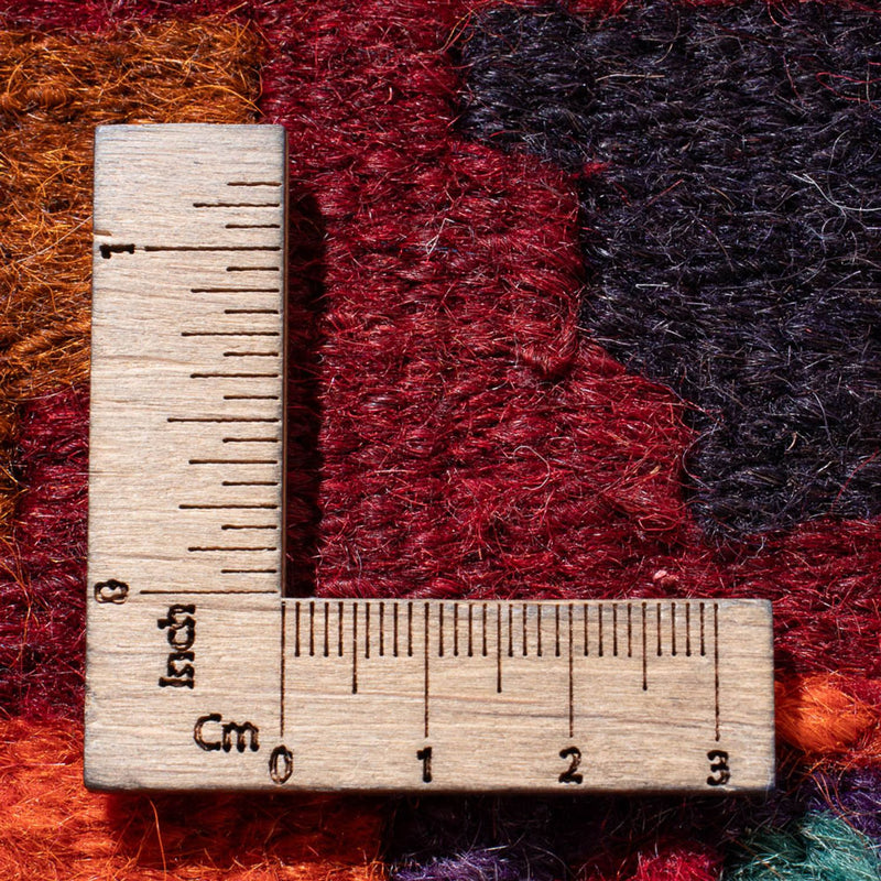 Alfombra de pasillo Alfombra Kelim - Antigua - 385 x 145 cm - multicolor