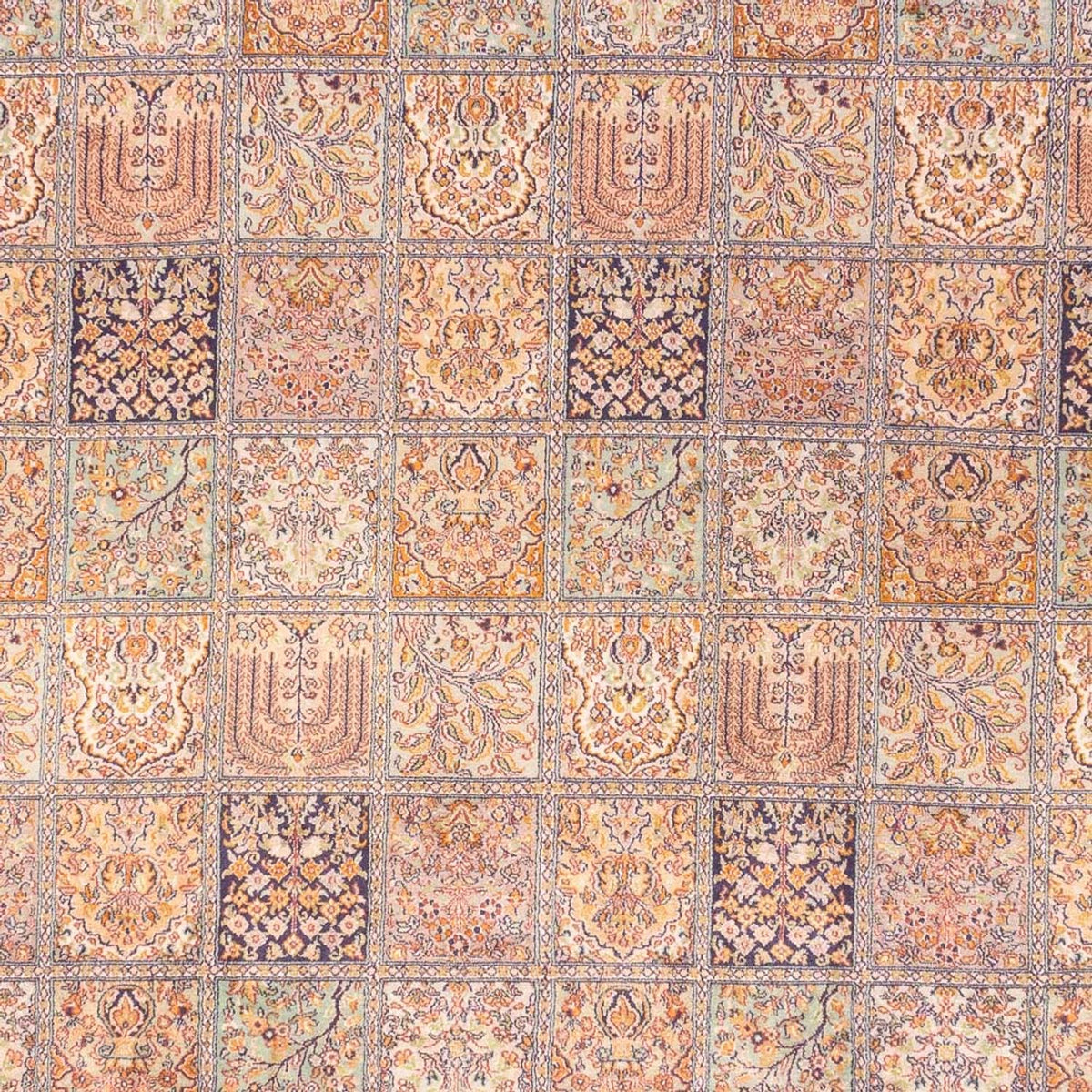 Alfombra de seda - Seda de Cachemira - 337 x 247 cm - rojo claro
