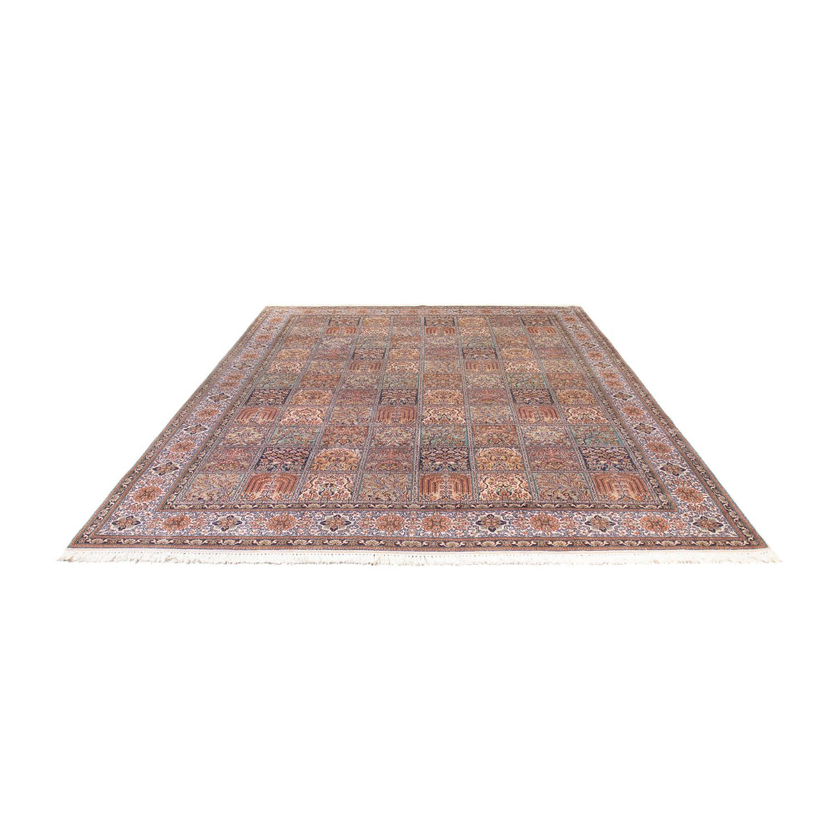 Alfombra de seda - Seda de Cachemira - 337 x 247 cm - rojo claro