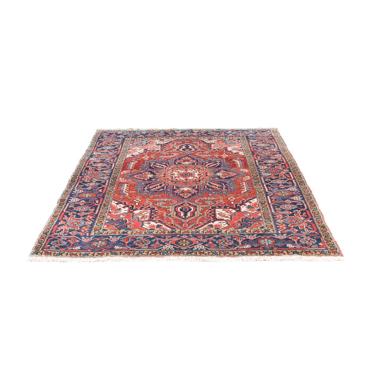 Alfombra persa - Nómada - 185 x 140 cm - rojo