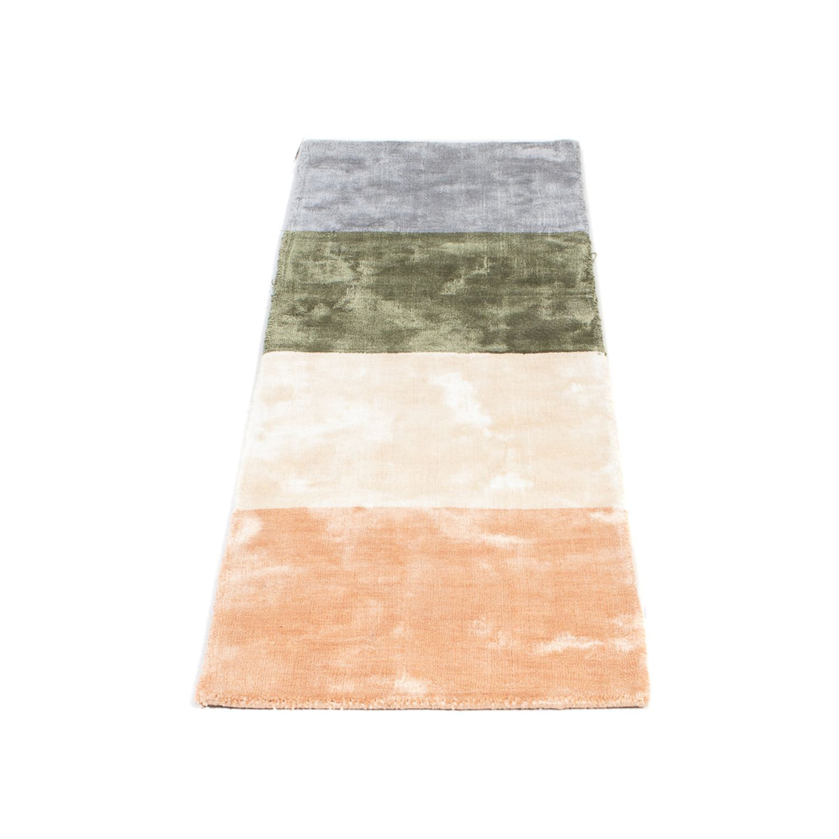 Alfombra de pasillo Alfombra de viscosa - 157 x 42 cm - multicolor