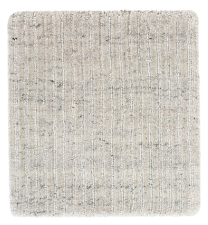 Alfombra de lana cuadrado  - 30 x 30 cm - gris claro