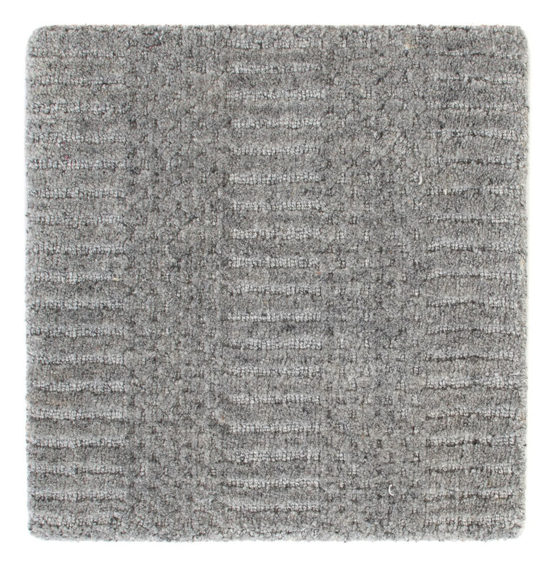 Alfombra de lana cuadrado  - 32 x 32 cm - gris oscuro