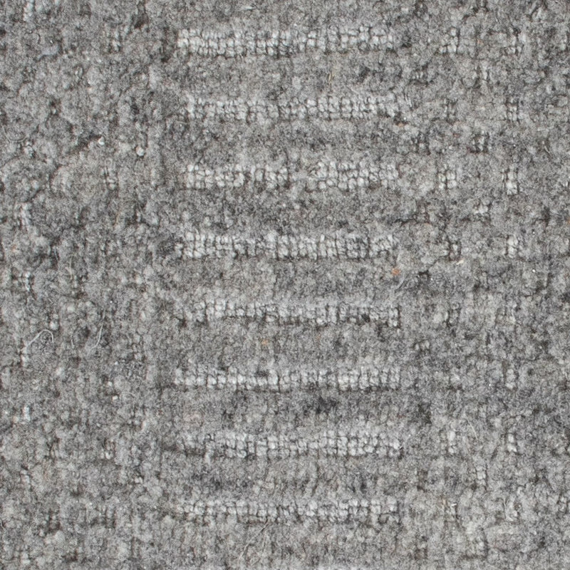 Alfombra de lana cuadrado  - 32 x 32 cm - gris oscuro