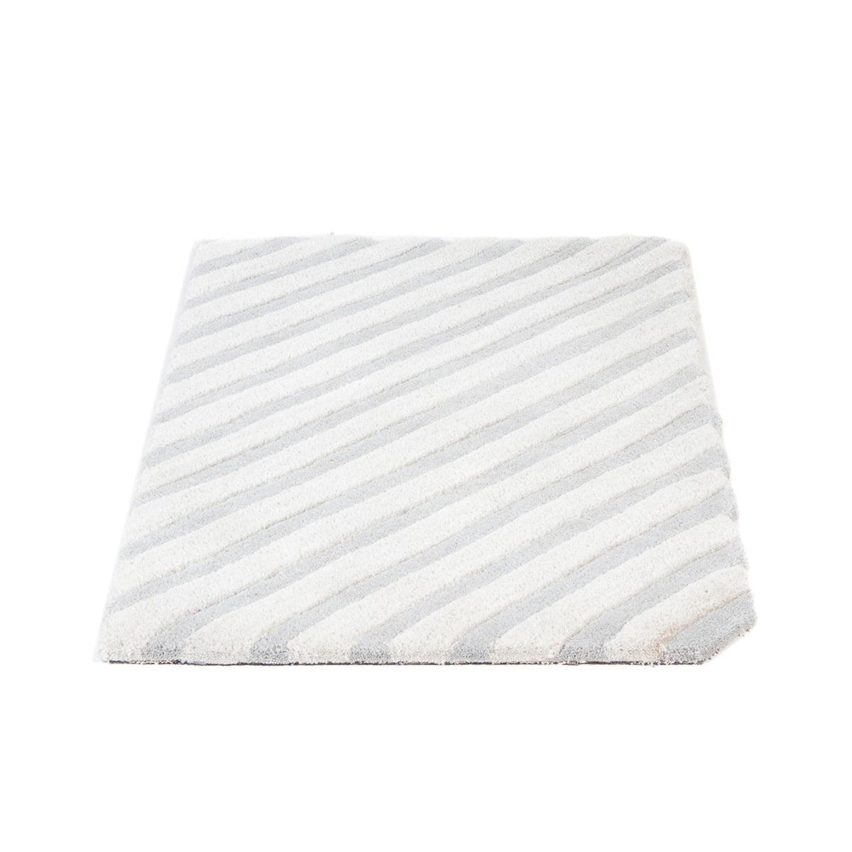 Alfombra de lana - 91 x 61 cm - beige