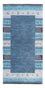 Alfombra Gabbeh - Indus - 140 x 70 cm - azul