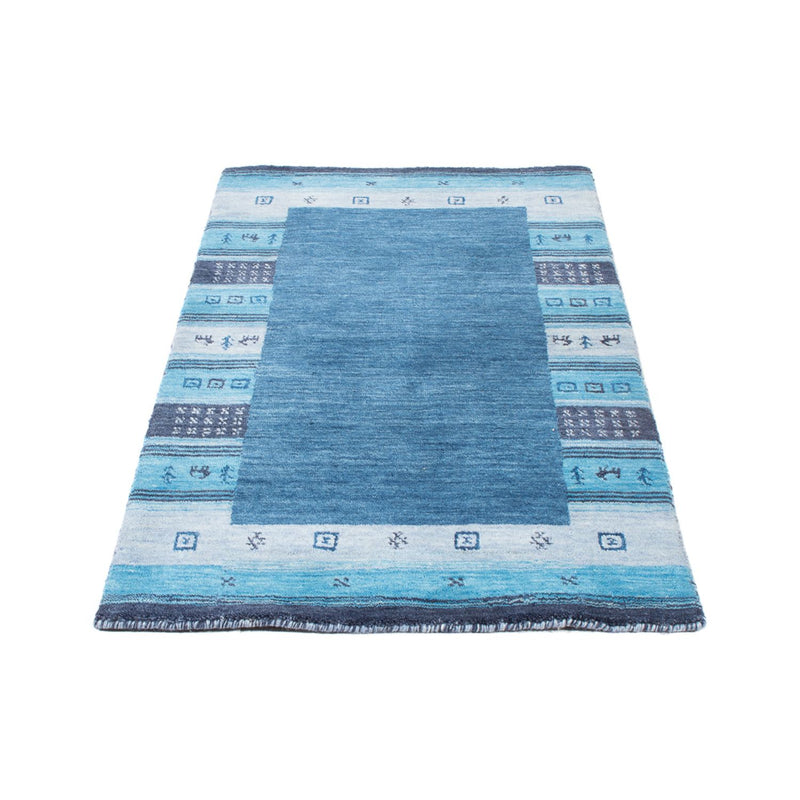 Alfombra Gabbeh - Indus - 140 x 70 cm - azul