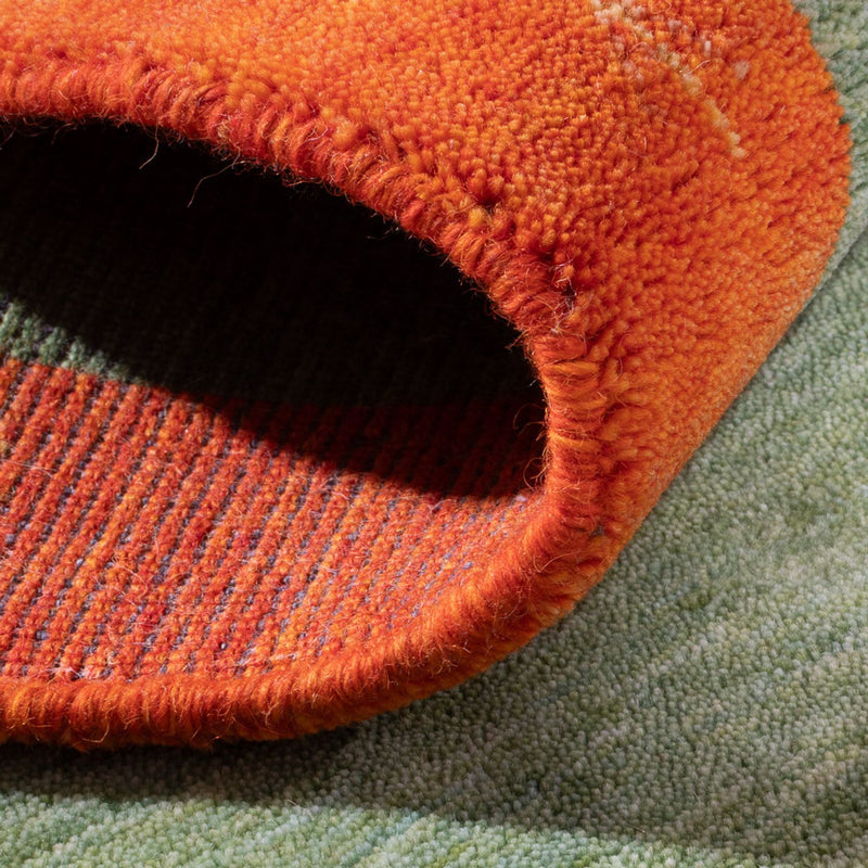 Alfombra Gabbeh - Indus - 140 x 70 cm - verde claro