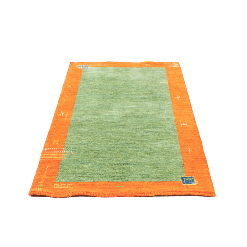 Alfombra Gabbeh - Indus - 140 x 70 cm - verde claro