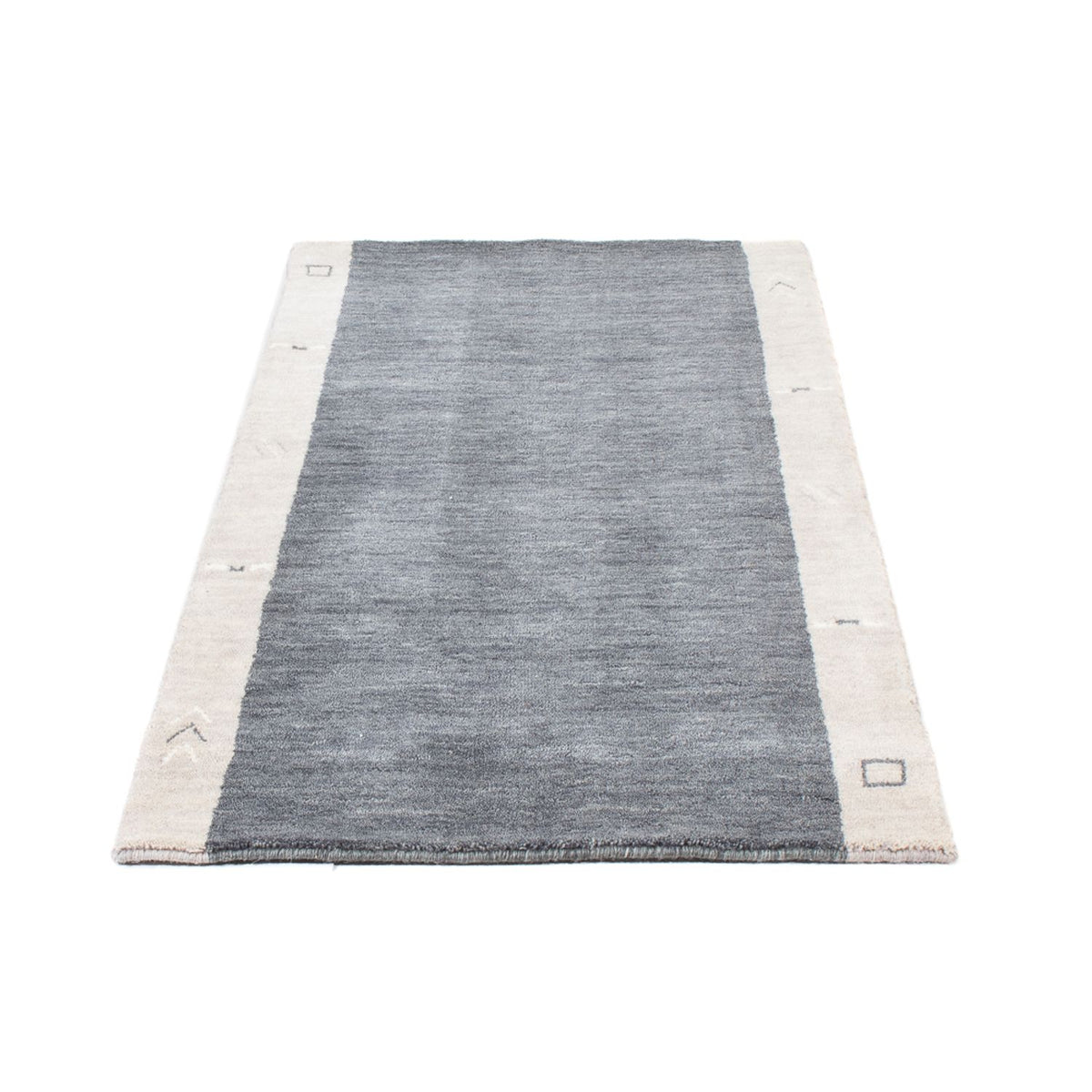 Alfombra Gabbeh - Indus - 140 x 70 cm - gris