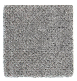 Alfombra de lana cuadrado  - 30 x 30 cm - gris