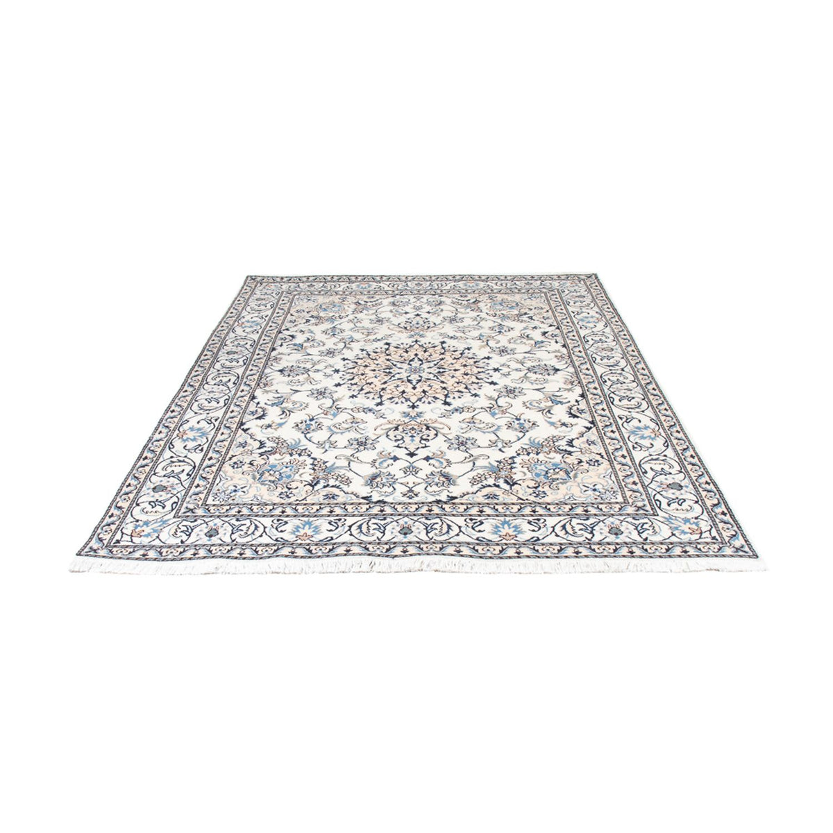 Alfombra oriental - Nain - Indus - 232 x 157 cm - crema
