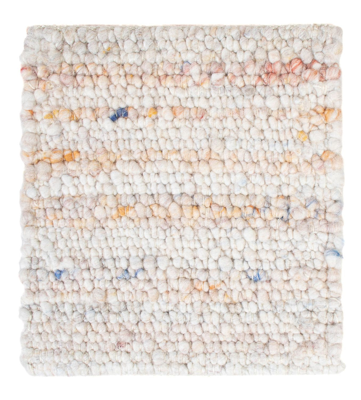 Alfombra de lana cuadrado - 35 x 32 cm - multicolor