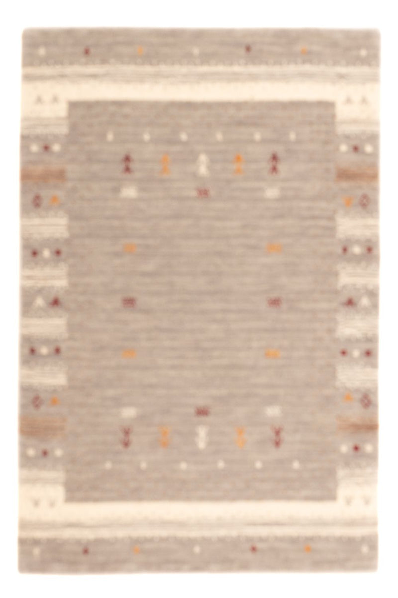 Alfombra Gabbeh - Loribaft Softy - 90 x 60 cm - beige oscuro