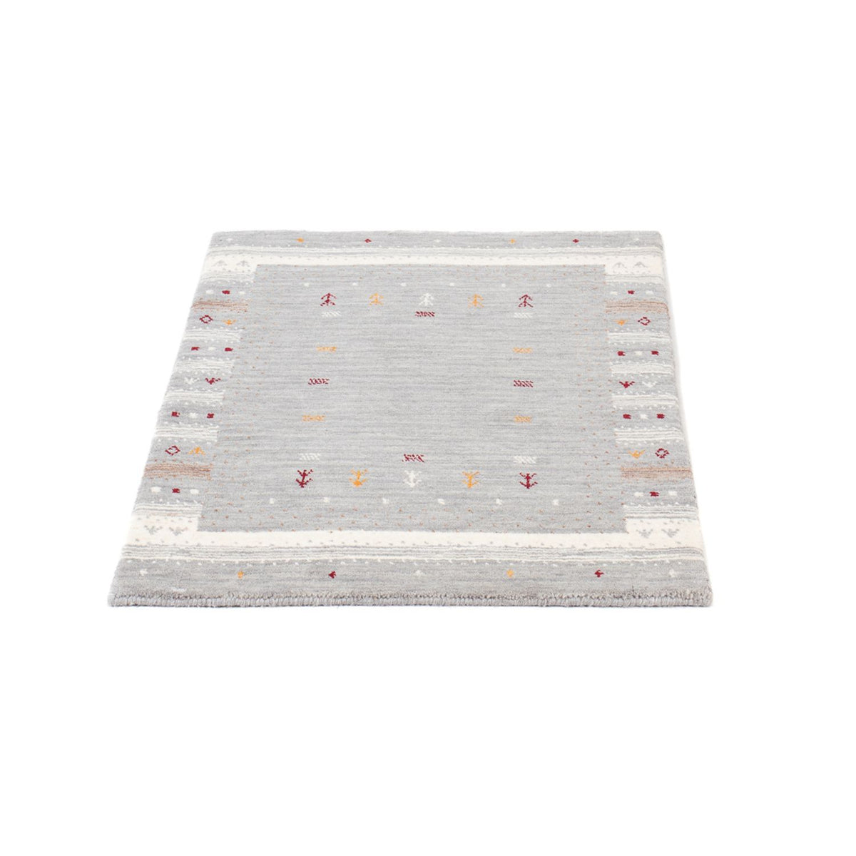 Alfombra Gabbeh - Loribaft Softy - 90 x 60 cm - beige oscuro