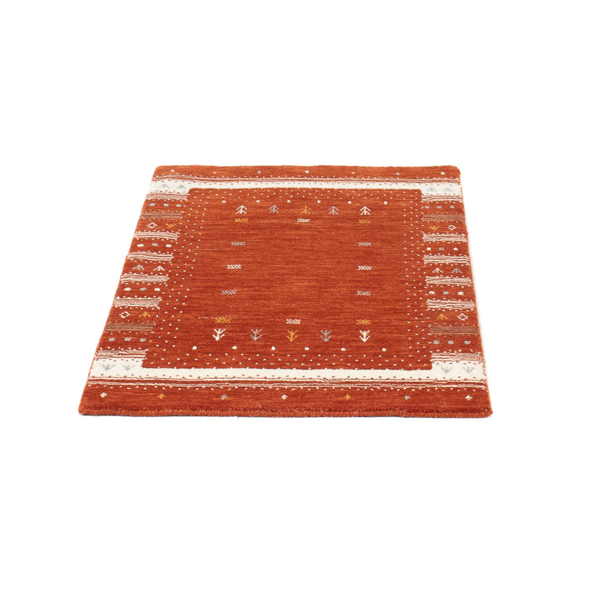 Alfombra Gabbeh - Loribaft Softy - 90 x 60 cm - terracota