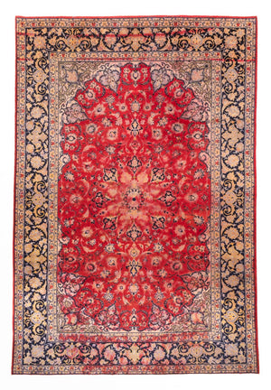 Alfombra oriental - 345 x 240 cm - rojo