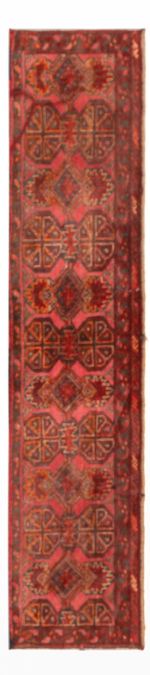 Alfombra de pasillo Alfombra oriental - 160 x 40 cm - rojo oscuro