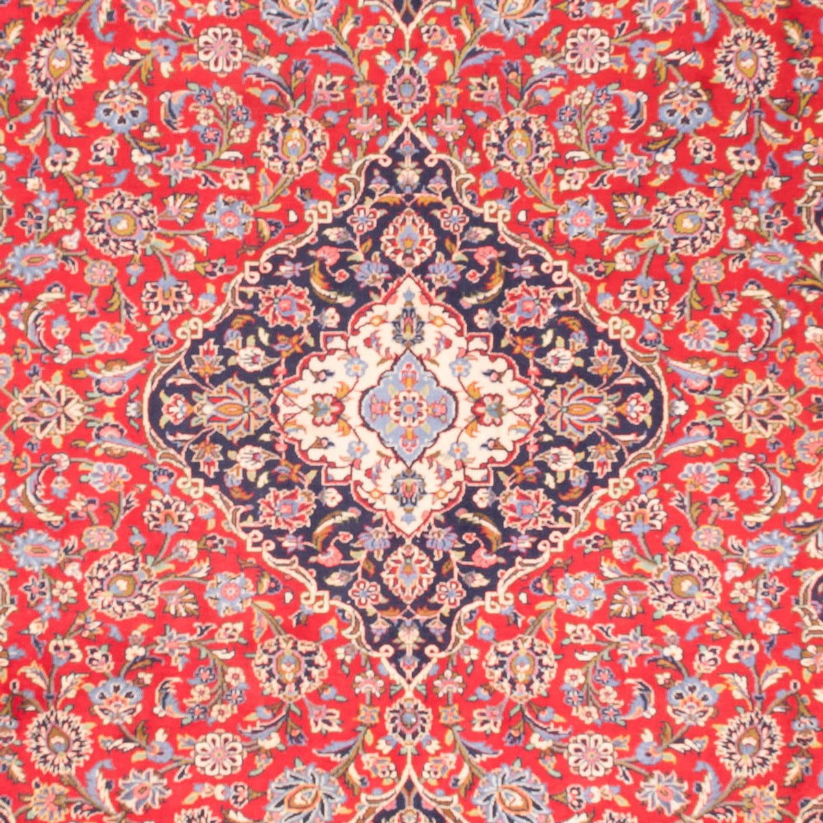 Alfombra persa - Keshan - 355 x 265 cm - rojo