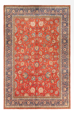 Alfombra persa - Tabriz - 393 x 266 cm - rojo