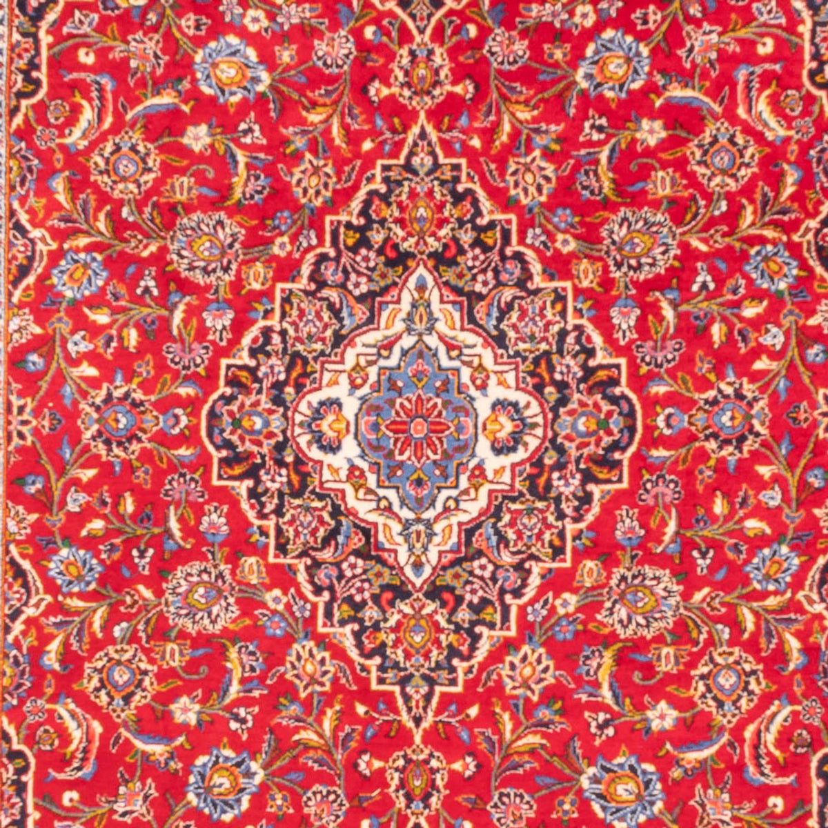 Alfombra persa - Keshan - 380 x 242 cm - rojo