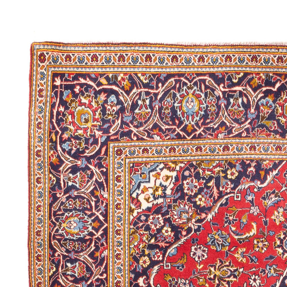 Alfombra persa - Keshan - 302 x 195 cm - rojo