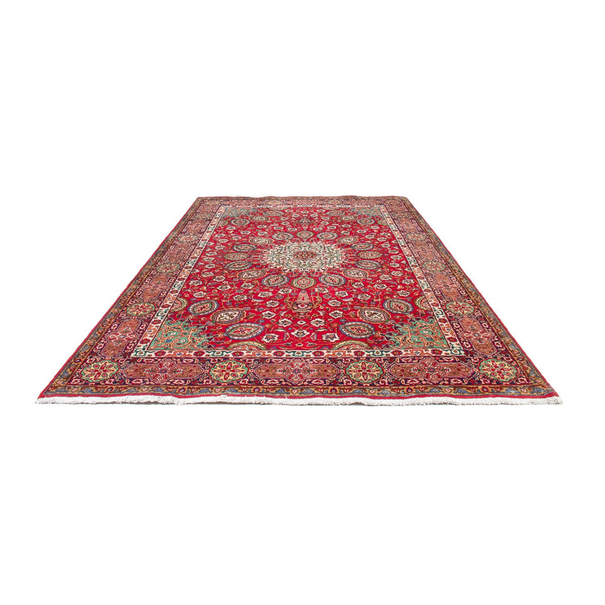 Alfombra persa - Tabriz - 298 x 200 cm - rojo