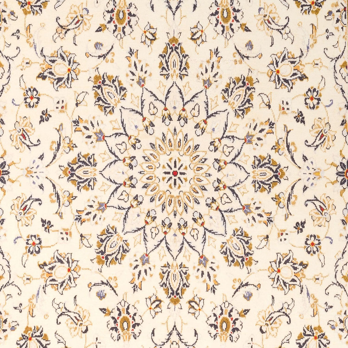 Alfombra persa - Keshan - 290 x 197 cm - crema