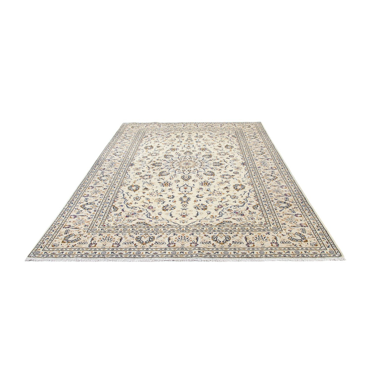 Alfombra persa - Keshan - 290 x 197 cm - crema