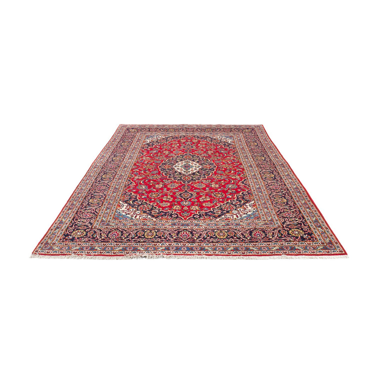 Alfombra persa - Keshan - 300 x 190 cm - rojo