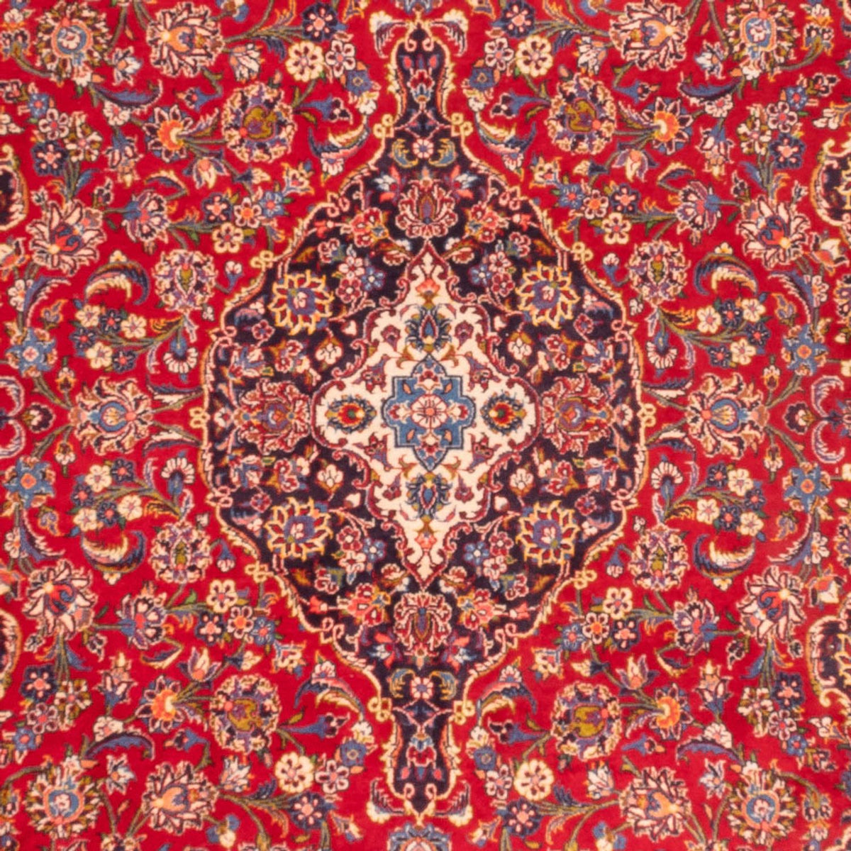 Alfombra persa - Keshan - 354 x 218 cm - rojo