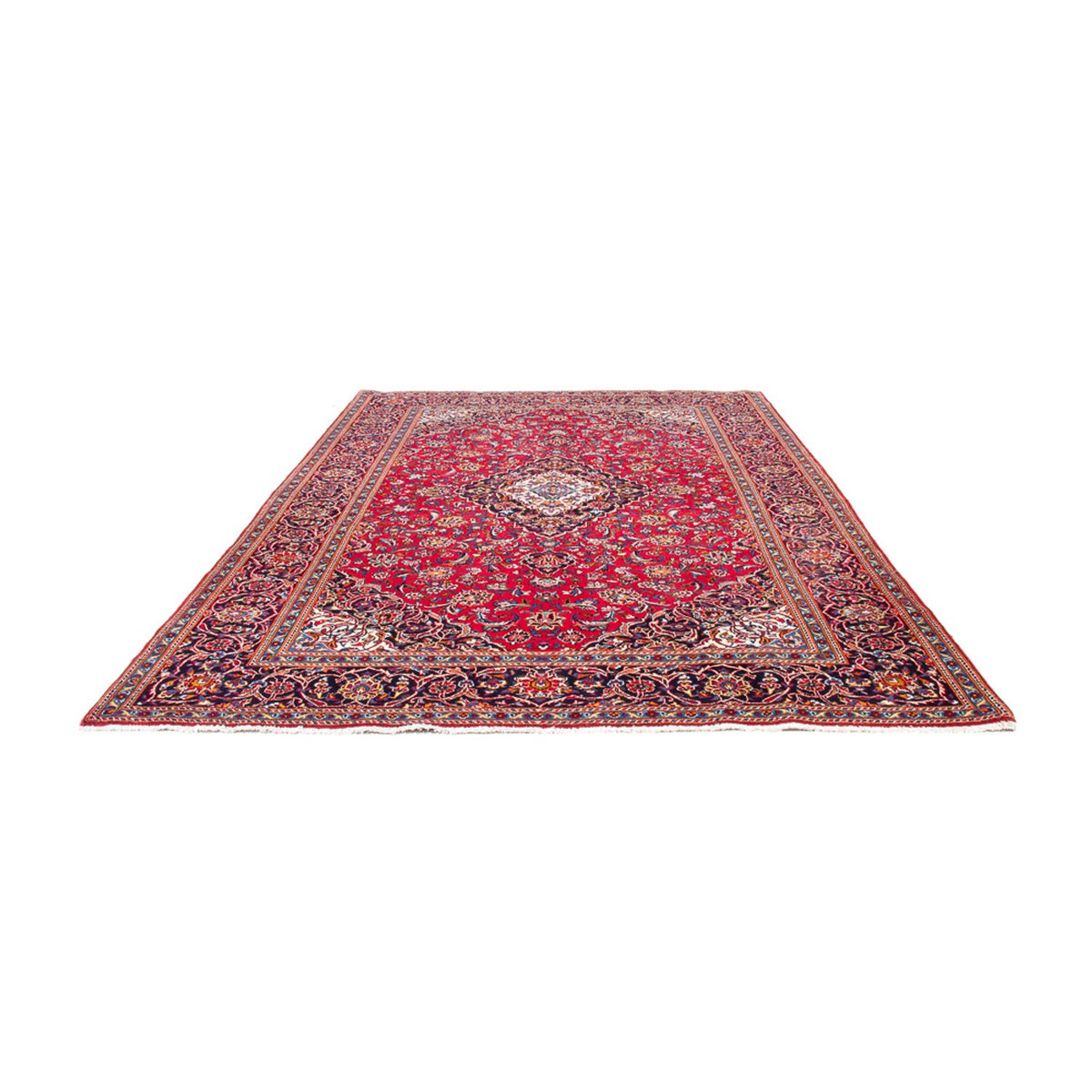 Alfombra persa - Keshan - 300 x 218 cm - rojo