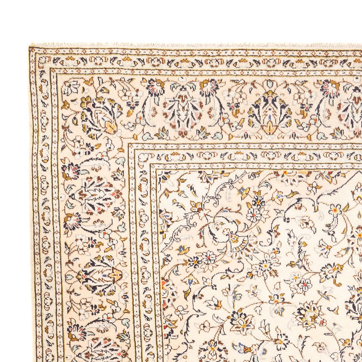 Alfombra persa - Keshan - 290 x 195 cm - beige