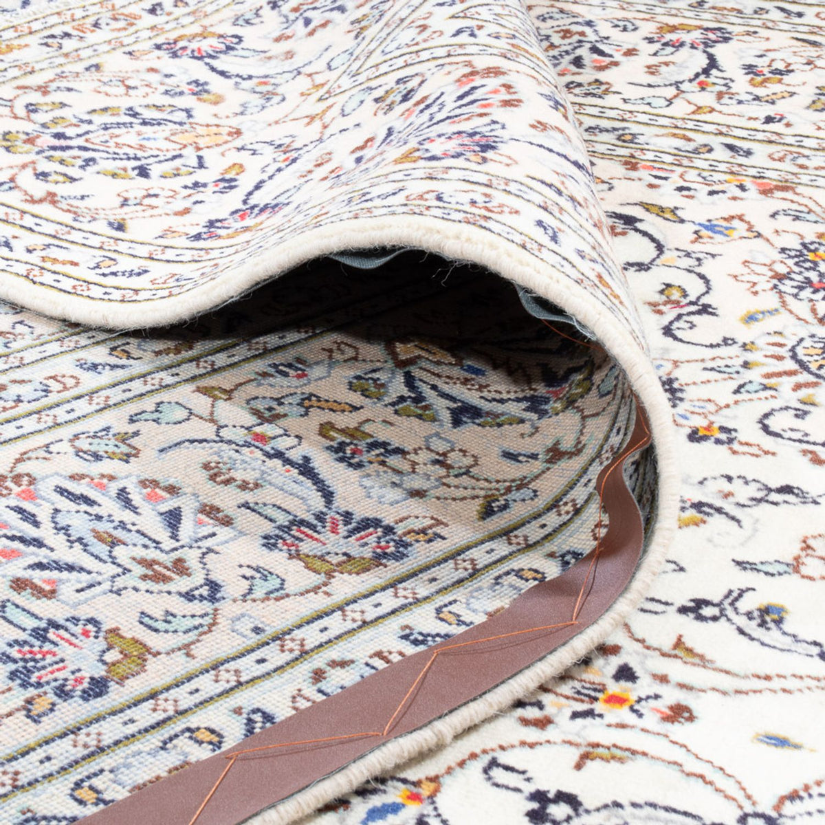 Alfombra persa - Keshan - 290 x 195 cm - beige