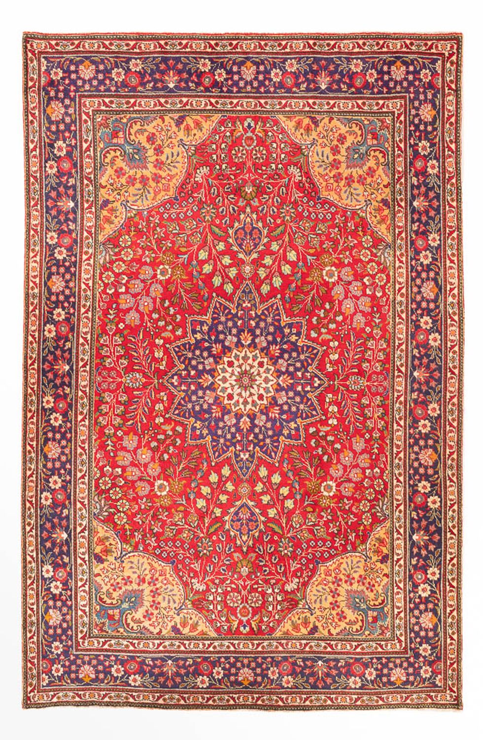 Alfombra persa - Tabriz - 295 x 200 cm - rojo