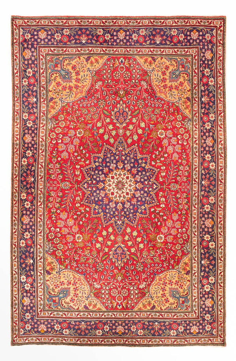 Alfombra persa - Tabriz - 295 x 200 cm - rojo