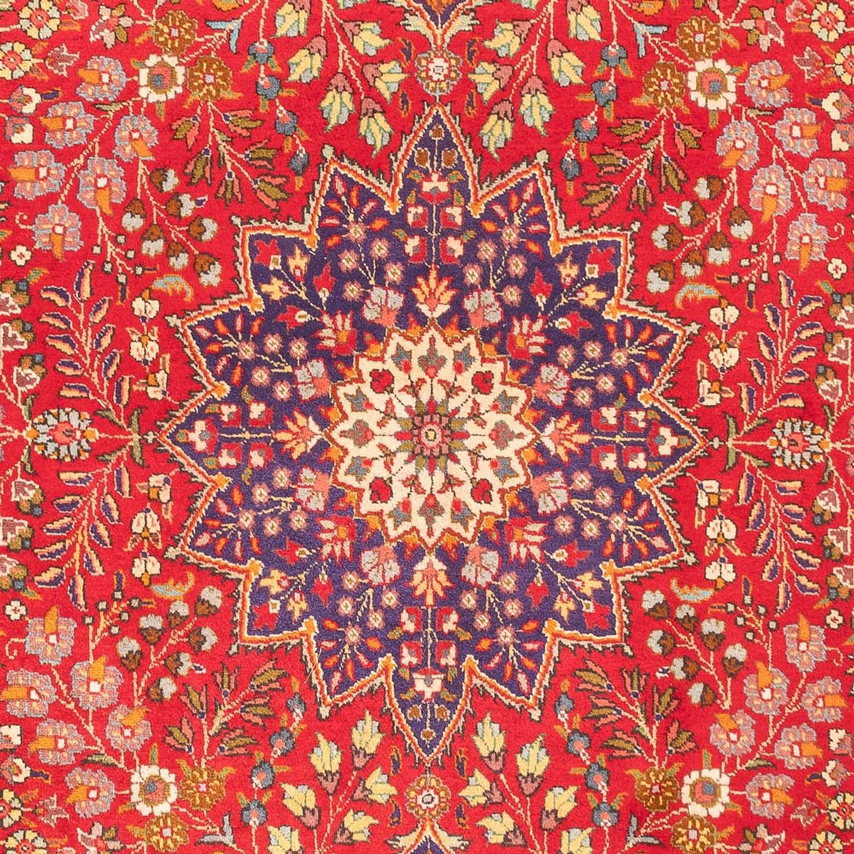 Alfombra persa - Tabriz - 295 x 200 cm - rojo