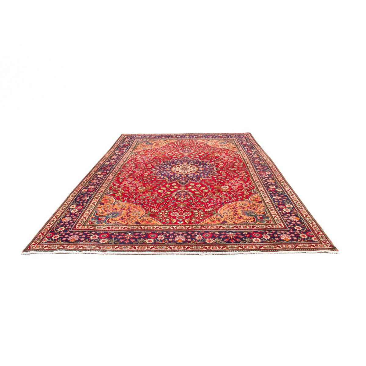 Alfombra persa - Tabriz - 295 x 200 cm - rojo