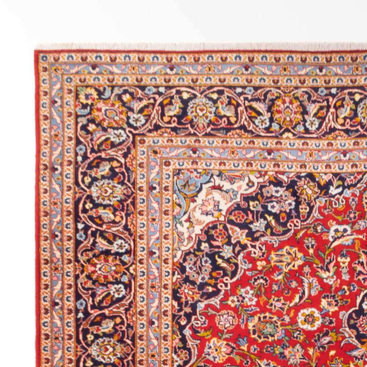 Alfombra persa - Keshan - 360 x 247 cm - rojo